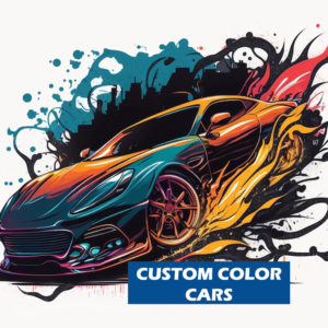 Custom Color Car T-Shirts