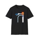 Half Scooter T-Shirt - SA - Black